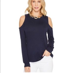 Lilly Pulitzer Lyon Cold Shoulder Wool Blend Sweater